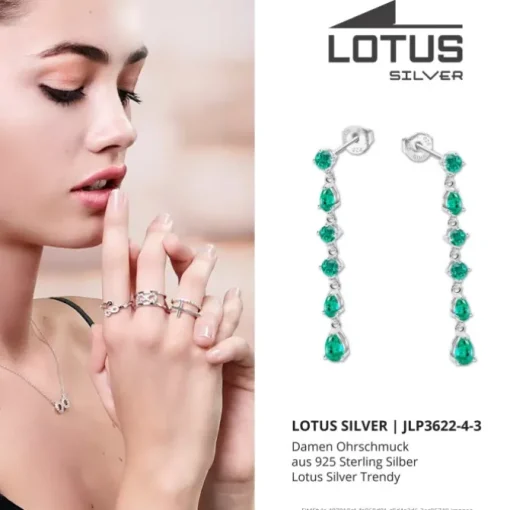LOTUS Silver Zirkoniastein 925 Silber Lotus Silver Trendy JLP3622-4-3
