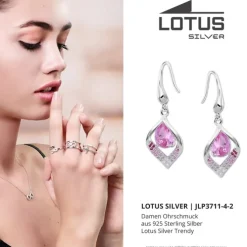 LOTUS Silver Zirkoniastein 925 Silber Lotus Silver Trendy JLP3711-4-2