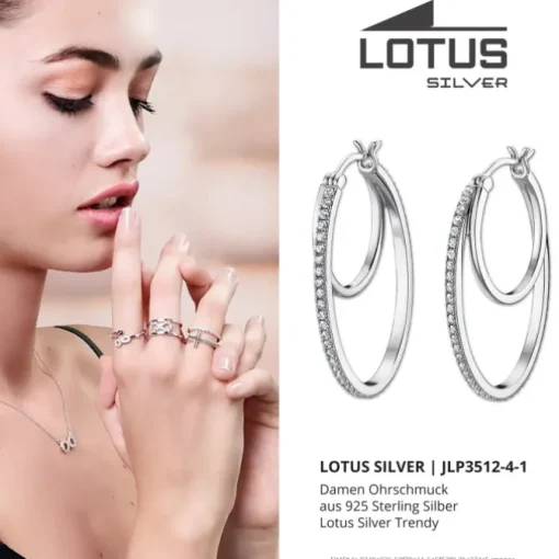 LOTUS Silver Zirkoniastein 925 Silber Lotus Silver Trendy JLP3512-4-1