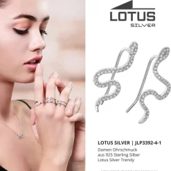 LOTUS Silver Zirkoniastein 925 Silber Lotus Silver Trendy JLP3392-4-1