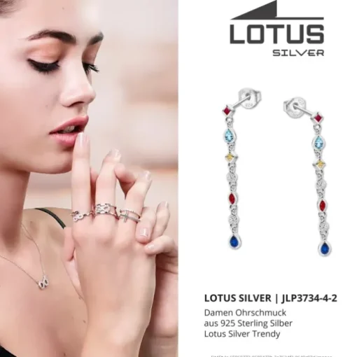 LOTUS Silver Zirkoniastein 925 Silber Lotus Silver Trendy JLP3734-4-2