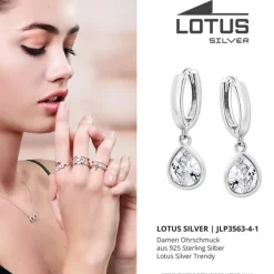 LOTUS Silver Zirkoniastein 925 Silber Lotus Silver Trendy JLP3563-4-1