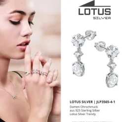 LOTUS Silver Zirkoniastein 925 Silber Lotus Silver Trendy JLP3565-4-1