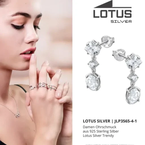 LOTUS Silver Zirkoniastein 925 Silber Lotus Silver Trendy JLP3565-4-1