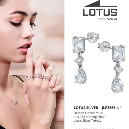 LOTUS Silver Zirkoniastein 925 Silber Lotus Silver Trendy JLP3566-4-1