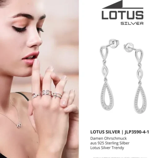 LOTUS Silver Zirkoniastein 925 Silber Lotus Silver Trendy JLP3590-4-1