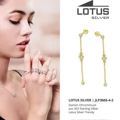 LOTUS Silver Zirkoniastein 925 Silber Lotus Silver Trendy JLP3665-4-2