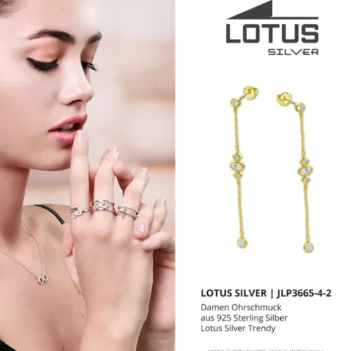 LOTUS Silver Zirkoniastein 925 Silber Lotus Silver Trendy JLP3665-4-2