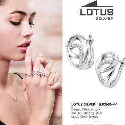 LOTUS Silver Zirkoniastein 925 Silber Lotus Silver Trendy JLP3695-4-1