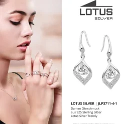 LOTUS Silver Zirkoniastein 925 Silber Lotus Silver Trendy JLP3711-4-1