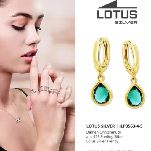 LOTUS Silver Zirkoniastein 925 Silber Lotus Silver Trendy JLP3563-4-5