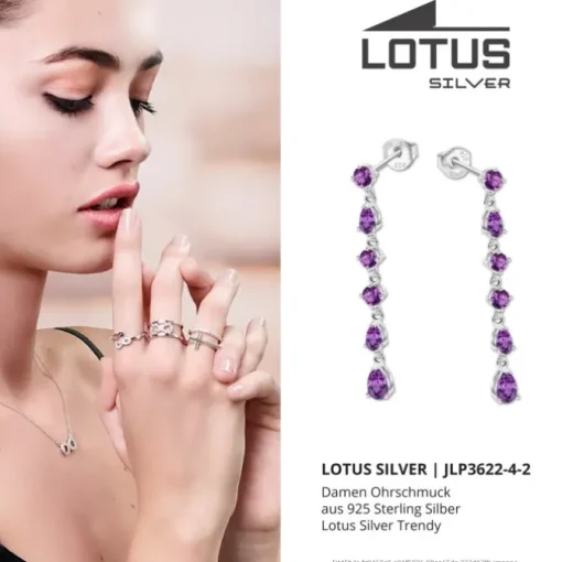 LOTUS Silver Zirkoniastein 925 Silber Lotus Silver Trendy JLP3622-4-2