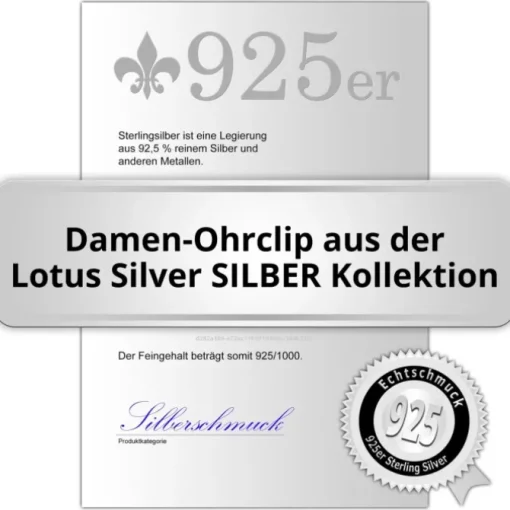LOTUS Silver Zirkoniastein 925 Silber Lotus Silver Trendy JLP3697-4-1