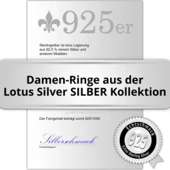 LOTUS Silver Zirkoniastein 925 Silber Lotus Silver Trendy JLP3563-4-5