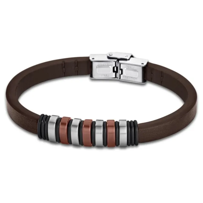 LOTUS Style Armband Damen Herren LS1827-2/3 Leder braun JLS1827-2-3