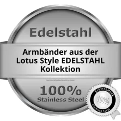 LOTUS Style Armband Damen Herren LS1827-2/3 Leder braun JLS1827-2-3