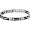 LOTUS Style Armband Herren LS1800-2/1 Edelstahl silber schwarz JLS1800-2-1