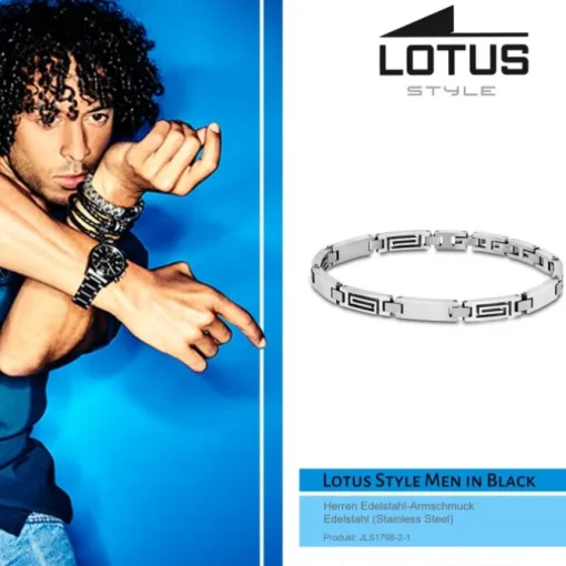 LOTUS Style Armband Herren Edelstahl silber LS1798-2/1 Schmuck JLS1798-2-1