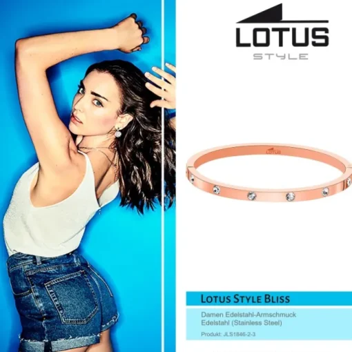 Lotus Style Armreif Damen Edelstahl kupfer LS1846-2/3 Bliss JLS1846-2-3