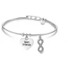 LOTUS Style Armreif LS2036-2/5 Damen Edelstahl silber Millennial JLS2036-2-5