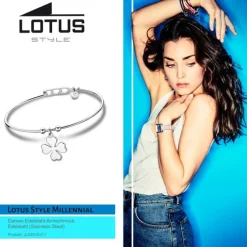 LOTUS Style Armreif LS2015-2/1 Damen Edelstahl silber Millennial JLS2015-2-1