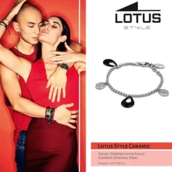 LOTUS Style Damen Armband Ceramic-Kollektion Edelstahl Keramik JLS1706-2-2