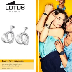 LOTUS Style Damen Ohrhänger Edelstahl Steine JLS1672-4-1
