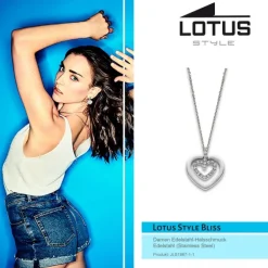 Lotus Style Halskette Damen Edelstahl silber LS1867-1/1 Bliss JLS1867-1-1