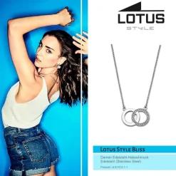Lotus Style Halskette Damen Edelstahl silber LS1913-1/1 Bliss JLS1913-1-1