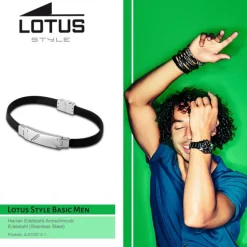 LOTUS Style Herren Armband Man-Kollektion Edelstahl JLS1037-2-1