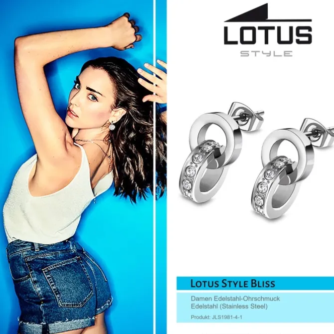 LOTUS Style Ohrstecker LS1981-4/1 Damen Edelstahl silber Bliss JLS1981-4-1