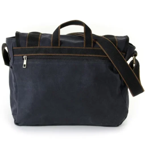 Manoro , Messenger Bag Canvas schwarz Crossover Tasche OTK212S