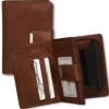 Money Maker Echt-Leder chianti rust Portemonnaie RFID Schutz OPJ701O