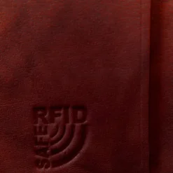 Money Maker Leder rot Brieftasche Portemonnaie RFID Schutz OPJ701R