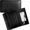 Money Maker schwarz Echtleder, glatt Damen Portemonnaie OPJ702S