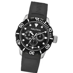 NAUTICA Unisex Uhr Multifunktion schwarz 101NSR black UNA13643G