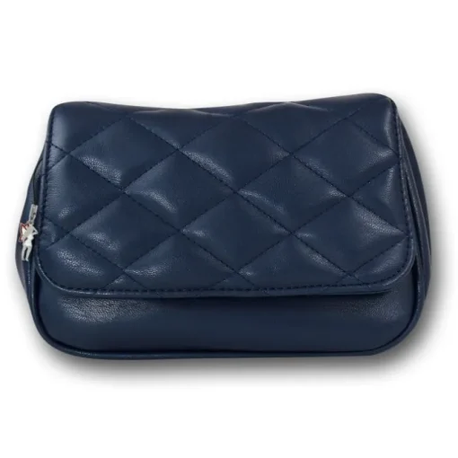 New Bags 2 in 1 gesteppte Gürteltasche Kunstleder blau OTD5025B