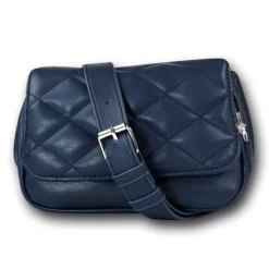 New Bags 2 in 1 gesteppte Gürteltasche Kunstleder blau OTD5025B