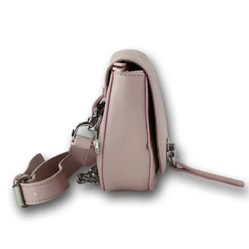 New Bags halbrunde 2 in 1 Gürteltasche Kunstleder altpink OTD5027A