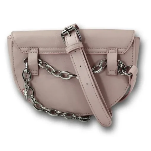 New Bags halbrunde 2 in 1 Gürteltasche Kunstleder altpink OTD5027A