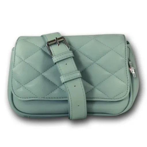 New Bags 2in1 gesteppte Gürteltasche Kunstleder hellgrün OTD5025G