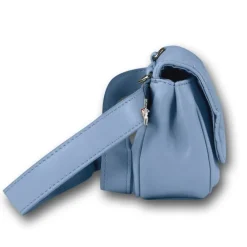 New Bags 2in1 gesteppte Gürteltasche Kunstleder hellblau OTD5025H