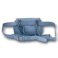 New Bags 2in1 gesteppte Gürteltasche Kunstleder hellblau OTD5025H