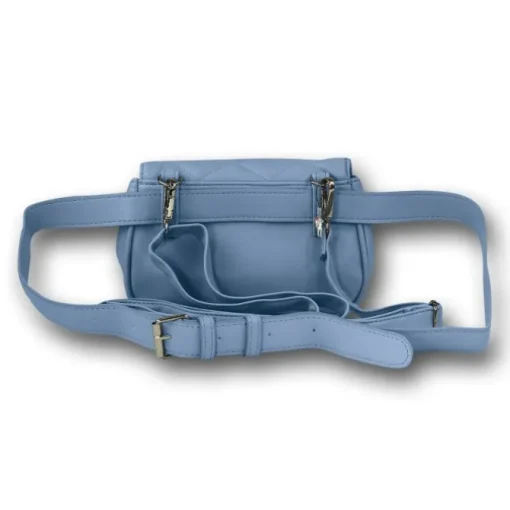 New Bags 2in1 gesteppte Gürteltasche Kunstleder hellblau OTD5025H