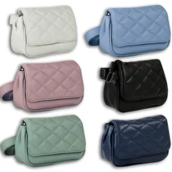 New Bags 2in1 gesteppte Gürteltasche Kunstleder altrosa OTD5025A