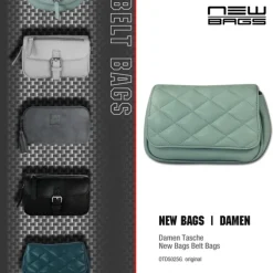New Bags 2in1 gesteppte Gürteltasche Kunstleder hellgrün OTD5025G