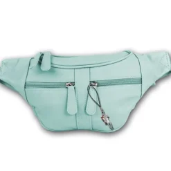 New Bags trendige Gürteltasche viel Stauraum PU-Leder Bauchtasche mint OTD5023L