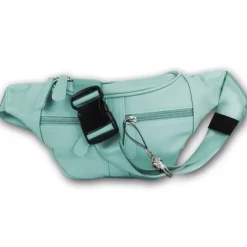 New Bags trendige Gürteltasche viel Stauraum PU-Leder Bauchtasche mint OTD5023L