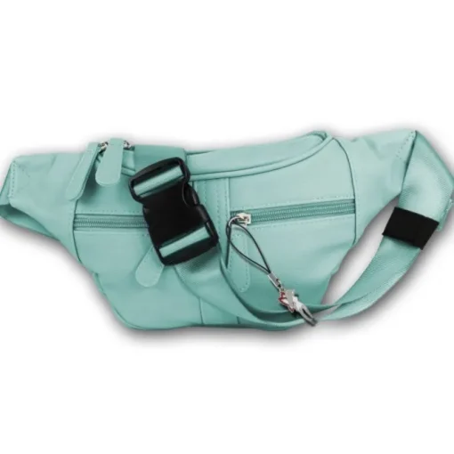 New Bags trendige Gürteltasche viel Stauraum PU-Leder Bauchtasche mint OTD5023L