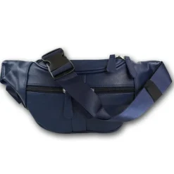 New Bags trendige Gürteltasche viel Stauraum PU-Leder Bauchtasche navy OTD5023B